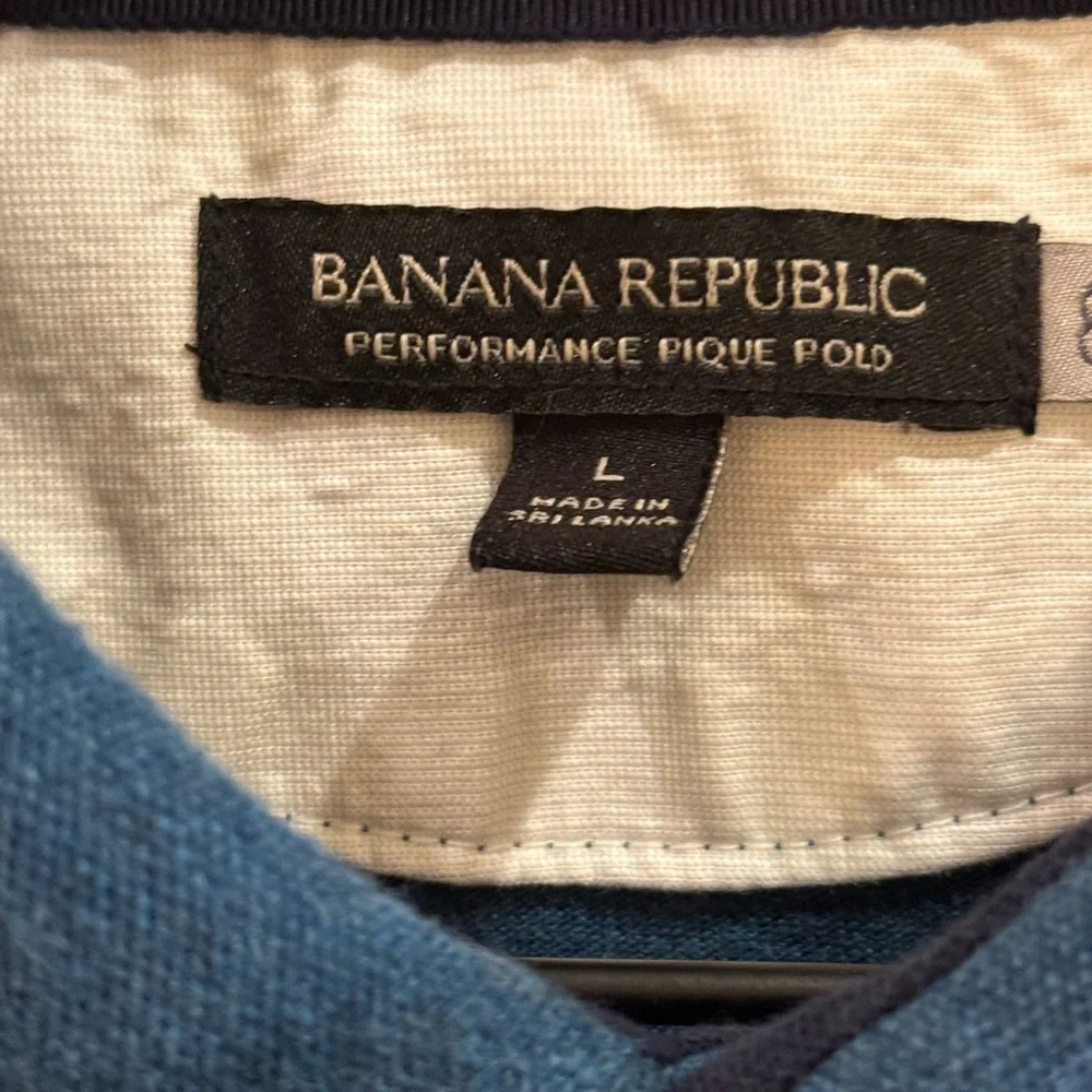 Banana Republic Men’s Blue Polo Shirt